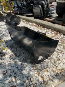 ( 1 ) UNUSED BUCKET ATTACHMENT FOR MINI EXCAVATOR, APPROX 24in WIDE