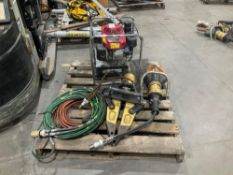 RESCUE TOOLS WHICH INCLUDES ( 2 ) HOSE ,PUMP & ATTACHMENT
