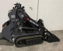 2024...AGROTK MINI SKID STEER LOADER MODEL AGT-KTT230, GAS POWERED, ELECTRIC START, RUBBER TRAC