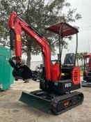 UNUSED 2024 IR MINI...EXCAVATOR MODEL IRE13, GAS POWERED,RUBBER TRACKS, BUCKET WITH TEETH , PUSH ...