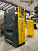KAESER COMPRESSOR MODEL AIRCENTER SM10,... APPROX 125.O PSIS, PHASE 3,...WITH AUX TANK
