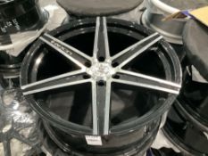 UNUSED LEXANI WHEEL CORP SAVAGE 683-2210-82-30MB RIMS , APPROX 22...X 10 , ( 4 ) RIMS IN SET