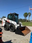 2017 BOBCAT S450 SKID STEER, DIESEL, ENCLOSED CAB, AC AIR CONDITION, BUCKET APPROX 72in WIDE, RUN...