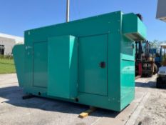CUMMINS POWER 150KW GENERATOR, 280.6 HRS, GGLB-582284, NATURAL GAS, PHASE 1/3, RUNS & OPERATES...