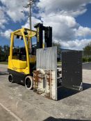 2018 HYSTER FORKLIFT MODEL S40FTS, LP POWERED, APPROX MAX CAPACITY 1500LBS, MAX HEIGHT 187in, TILT,
