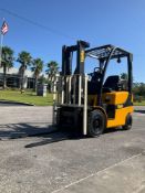 YALE FORKLIFT MODEL GLP030VXNEAF078, LP POWERED, APPROX MAX CAPACITY 3000LBS, APPROX MAX HEIGHT