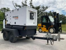 GENERAC MAGNUM 45 GENERATOR MODEL MMG45IF4, DIESEL, ISUZU ENGINE, TRAILER MOUNTED, PHASE 1/3, APP...