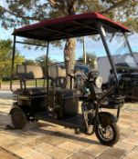 UNUSED 2024 MECO...LEOPARD... 3WHEEL CART MODEL M3 , ELECTRIC, BATTERY CHARGER INCLUDED, BILL OF ...