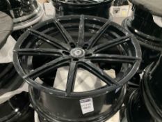 UNUSED LEXANI WHEEL CORP 15CSS-2290-66-38FB , APPROX 22 X 9 , ( 4 ) RIMS IN SET