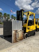 2018 HYSTER FORKLIFT MODEL S40FTS, LP POWERED, APPROX MAX CAPACITY 1500LBS, MAX HEIGHT 187in, TILT,