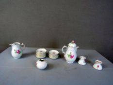 Set Konvolut Tischaccessoires Vase