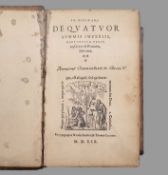 SLEIDANUS, Johannes: De quatuor summis imperii Babylonico, Persico, Graeco & Romano libri tres