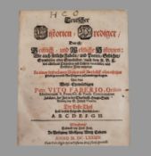 FABER, Vitus: Teutscher Historien-Prediger - Das ist: Geistlich- und weltliche Historien…