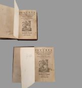 AMYOT, J.: Les oeuvres morales et meslees de Plutarque - Translatees de Grec