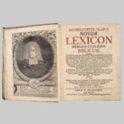 OPITZ, Heinrich: Novum lexicon Hebraeo-Chaldaeo-biblicum