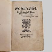 ZWINGLI, Hildrych: Die gantze Bibel der ursprüngliche Ebraischenn unnd Griechischenn warheyt…