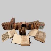 Großes Konvolut Bücher 17./18. Jahrhundert