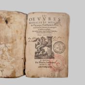 AMYOT, Jacques: Les oeuvres morales et meslees de Plutarque, Translatees de Grec en Francois