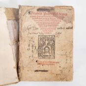 AD BOVES, Petrus (Pierre Aux Boeufs): Aureor[um] sermonu[m] nusq[ue] alias impressoru[m]…