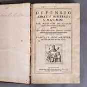 ZYLLES, Nicolaus: Defensio abbatiae imperialis S. Maximini…