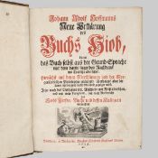 HOFFMANN, Johann Adolf: Neue Erklärung des Buches Hiob ...