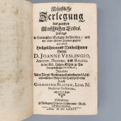 VESLING, Johannes: Künstliche Zerlegung des gantzen menschlichen Leibes..