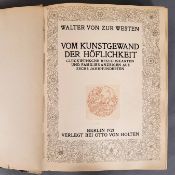 ZUR WESTEN, Walter von: Vom Kunstgewand der Höflichkeit..