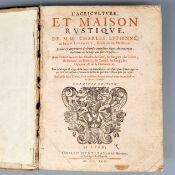 ESTIENNE, Charles / LIEBAULT, Jean: L'agriculture et maison rustique