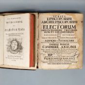MASTIAUX, Caspar Anton: Historisch geographische Beschreibung des Erzstiftes Köln..