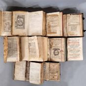Großes Konvolut Bücher 16. Jahrhundert