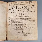GELENIUS, Aegidius: De admiranda, sacra et civili magnitudine Coloniae Claudiae Agrippinensis
