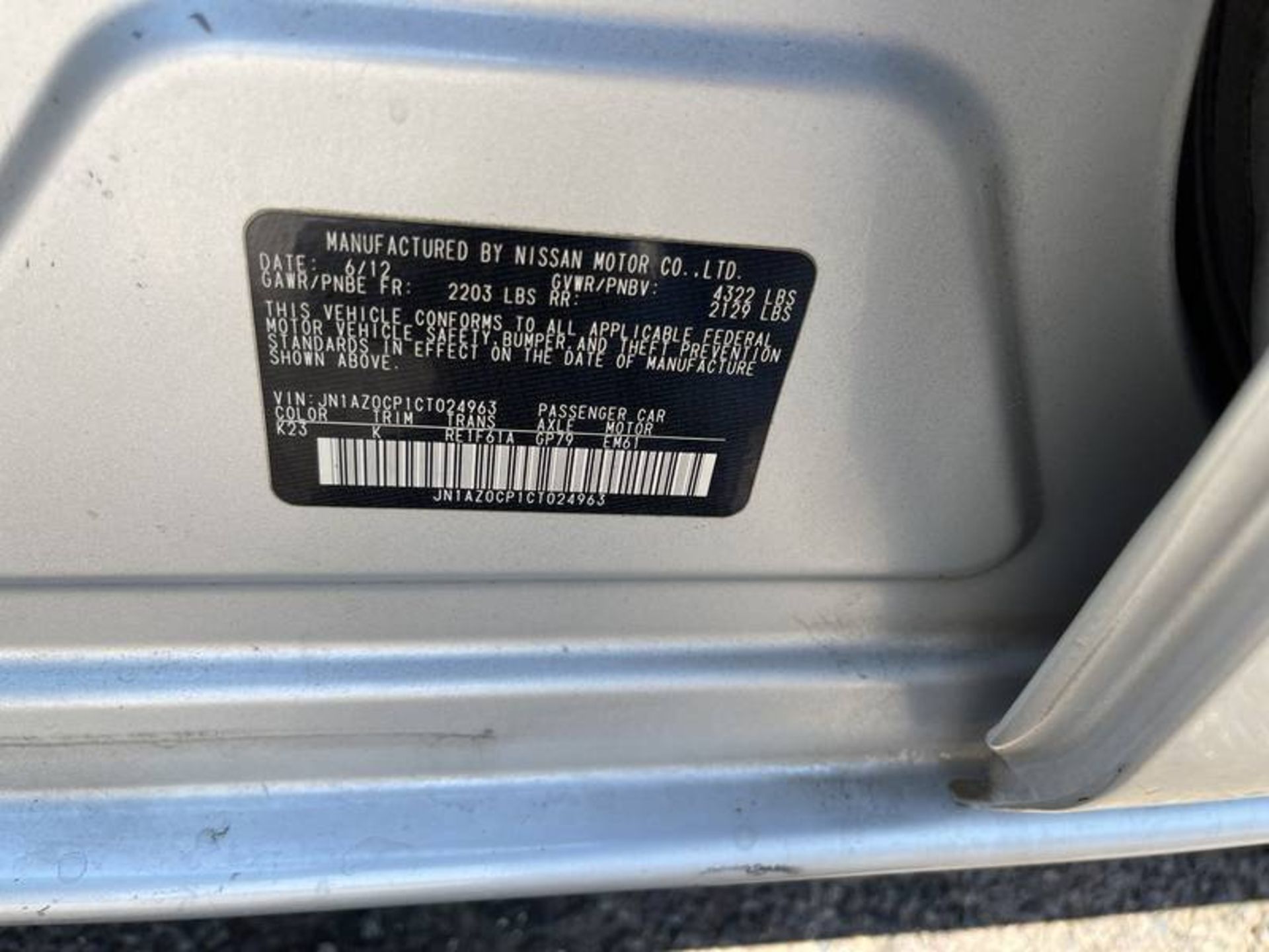2012 Nissan LEAF 4 Door Hatchback - Image 10 of 40