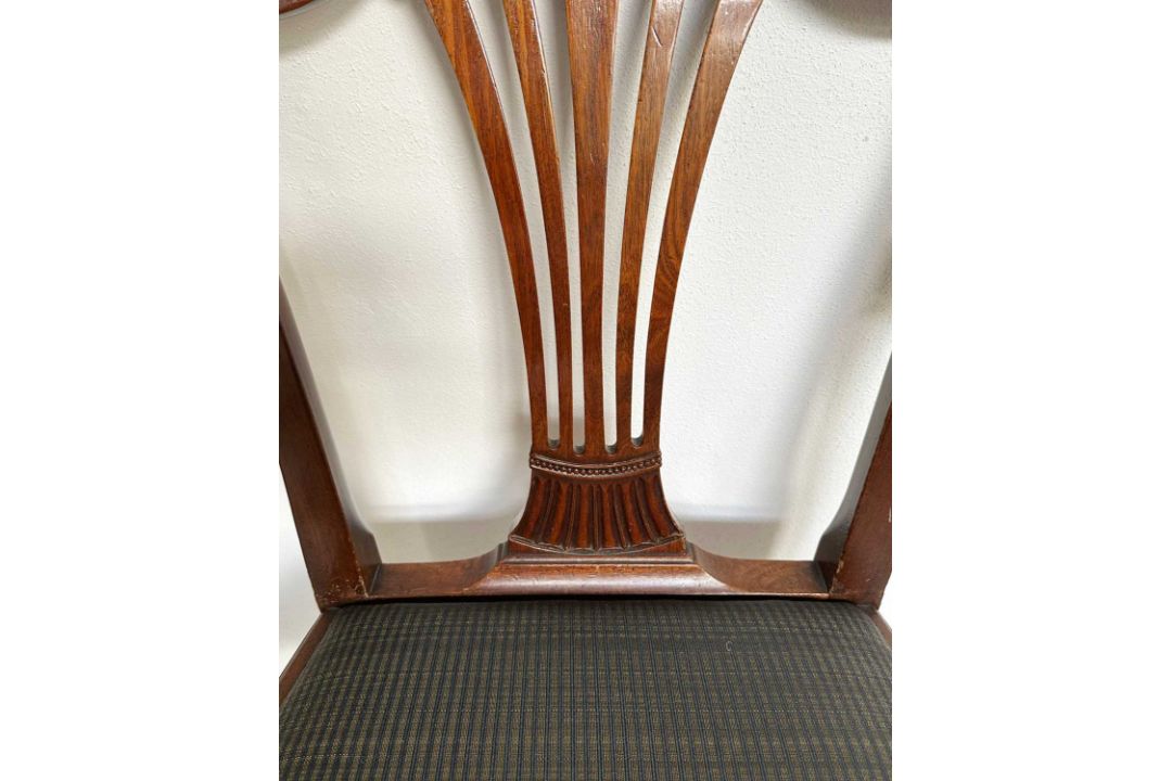 Armlehnstuhl armchair wohl England 19. Jahrhundert, Hepplewhite Stil, teilweise restauriert - Bild 2 aus 7