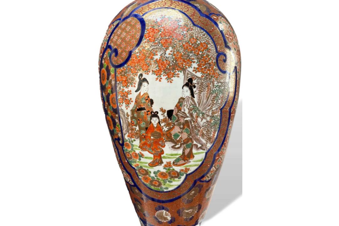 Asiatika große Bodenvase Imari Japan - Bild 5 aus 13