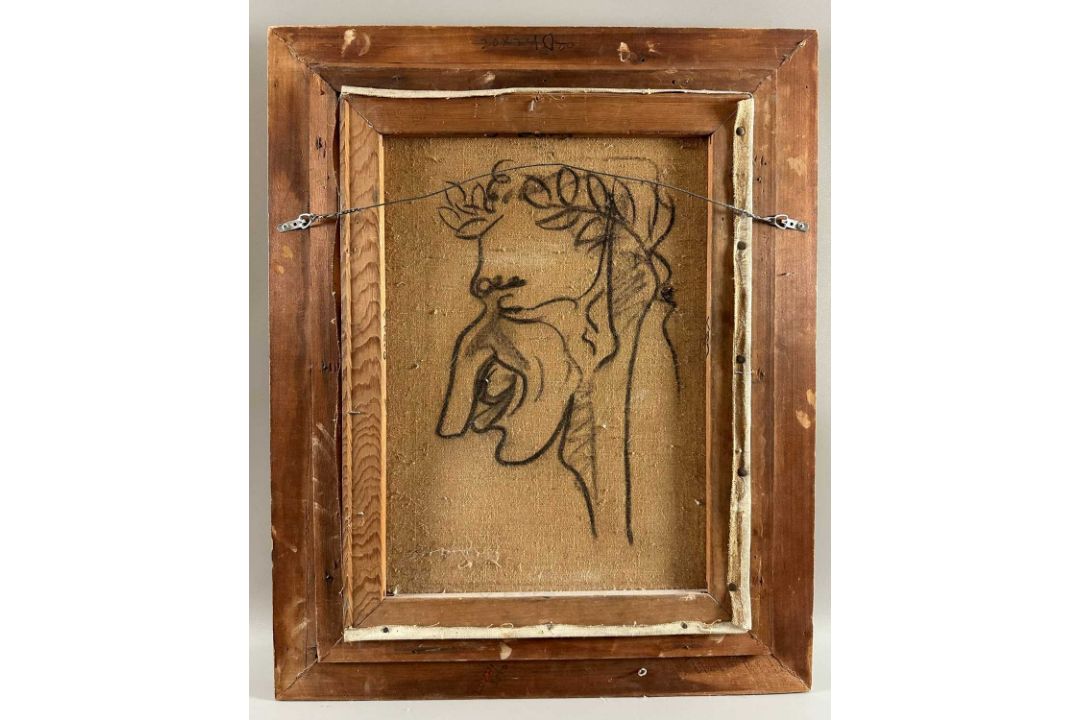 Van Hood Ferguson (1903-1988), Ölgemälde um 1937 Portait Dame Schauspielerin wohl Joan Gardner - Bild 8 aus 12