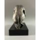 Mariani, Guido (1950-2021), Figur knieender Akt, silberfarbene Bronze, Studio 3 - Bild 6 aus 9