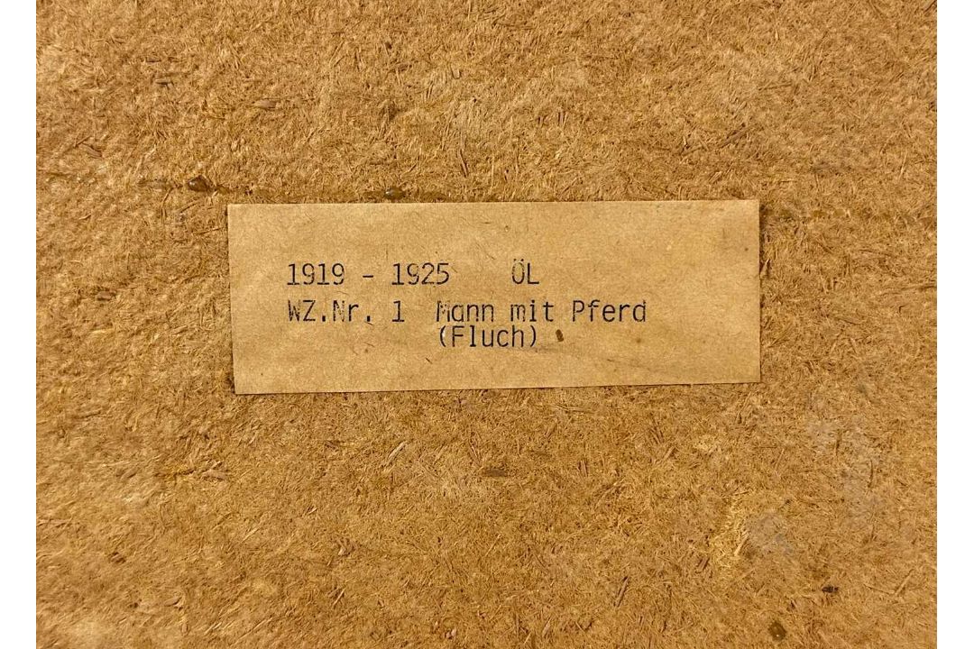 Unidentifizierter Künstler, Expressionist um 1920, Ölgemälde, expressiver Reiter, unbekannt - Bild 8 aus 8