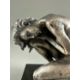 Mariani, Guido (1950-2021), Figur knieender Akt, silberfarbene Bronze, Studio 3 - Bild 3 aus 9