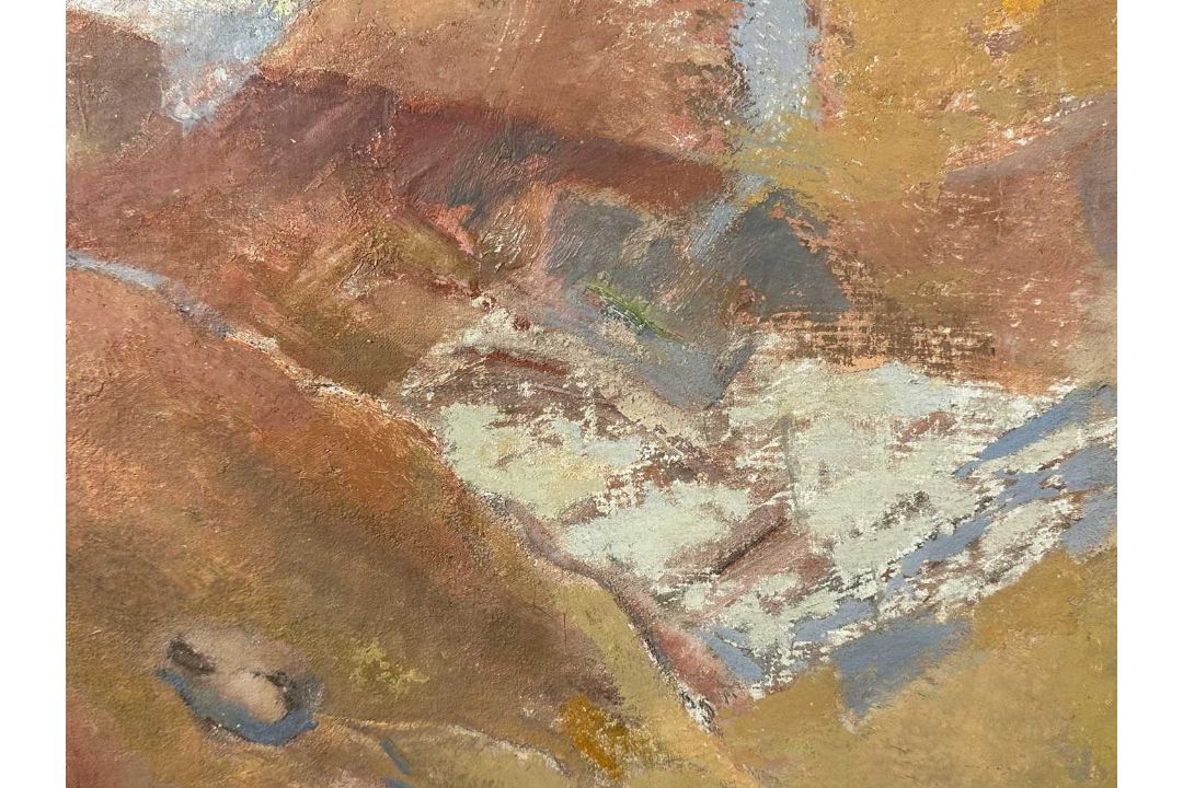 Unidentifizierter Künstler, Expressionist um 1920, Ölgemälde, expressiver Reiter, unbekannt - Bild 4 aus 8