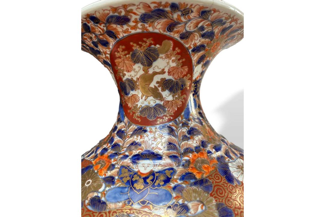 Asiatika große Bodenvase Imari Japan - Bild 8 aus 13