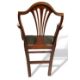 Armlehnstuhl armchair wohl England 19. Jahrhundert, Hepplewhite Stil, teilweise restauriert - Bild 4 aus 7