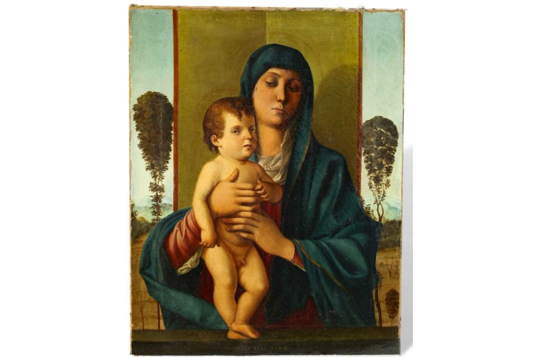 Giovanni Bellini (1437-1516) Kopie nach, Ölgemälde um 1800, Madonna degli Alberetti - Bild 1 aus 14