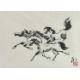 Beihong, Xu (1895-1953) nach, Tusche Malerei signiert 币 , Pferde - Bild 3 aus 6