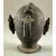 Asiatika Kopf Bronze, evtl Umkreis Indien, ca. 11cm hoch - Bild 4 aus 5