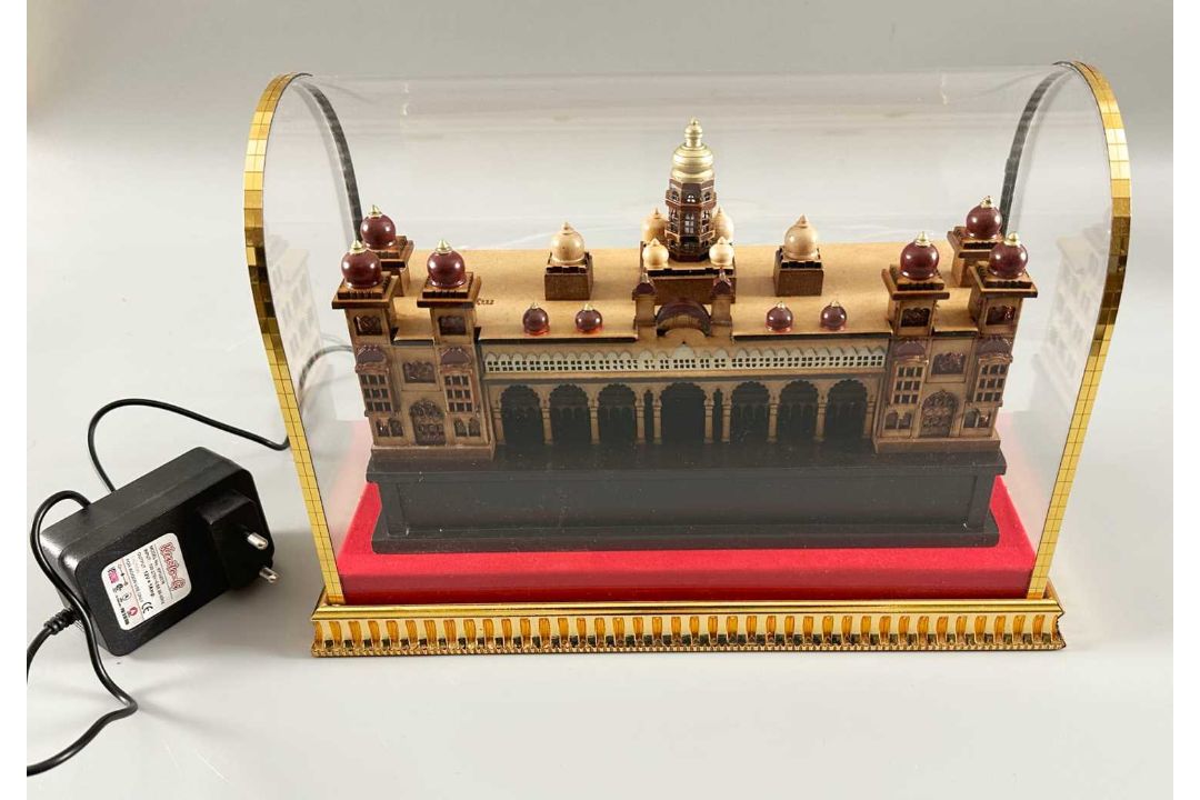 Asiatika Amba Vilas Palast Modell Indien Mysuru Mysore Holz Schnitzerei - Bild 6 aus 6