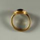 Ring Gold 750, dunkelblauer Stein (evtl. Saphir), Gewicht ca. 5,08 Gramm - Bild 2 aus 5