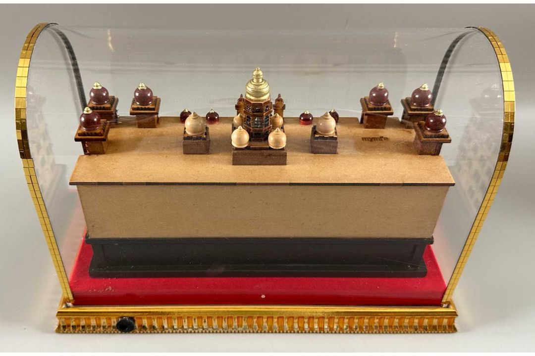 Asiatika Amba Vilas Palast Modell Indien Mysuru Mysore Holz Schnitzerei - Bild 4 aus 6