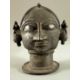 Asiatika Kopf Bronze, evtl Umkreis Indien, ca. 11cm hoch - Bild 1 aus 5