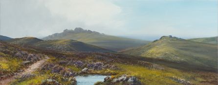 Reginald Daniel Sherrin (British, 1891-1971) Dartmoor, near Okehampton Watercolour and gouache 39.