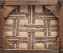 A George VI limed oak Coronation chair, by B.